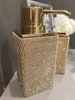 Mesmerizing Crystals Square Bathroom Accessories, Soap Dispensers, Toothbrush Holders, Tumblers Please Refer To Measurements 