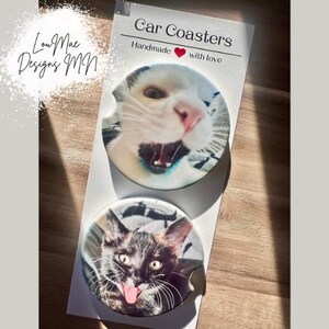 Custom - Ceramic Car Coasters (Set of 2) image 6