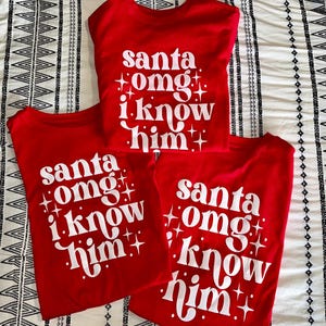 Santa OMG - Holiday Shirt