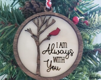 Cardinal | Personalized Christmas Ornament |Cardinal Christmas Ornament | Personalized Gift | Gifts Under 15