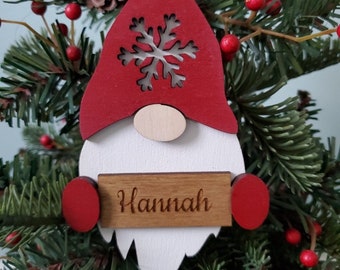 Personalized Gnome | Christmas Ornament | Personalized Gifts