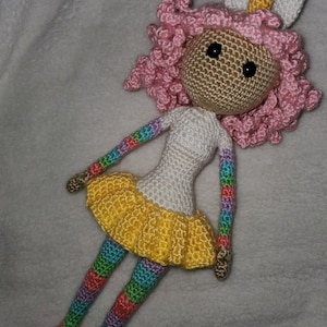 Crochet Unicorn Doll Pattern: Amigurumi PDF (Intermediate)
