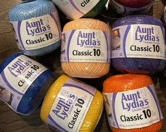 Aunt Lydia Crochet Thread Classic 10