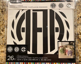 ArtMinds Monogram Stencils