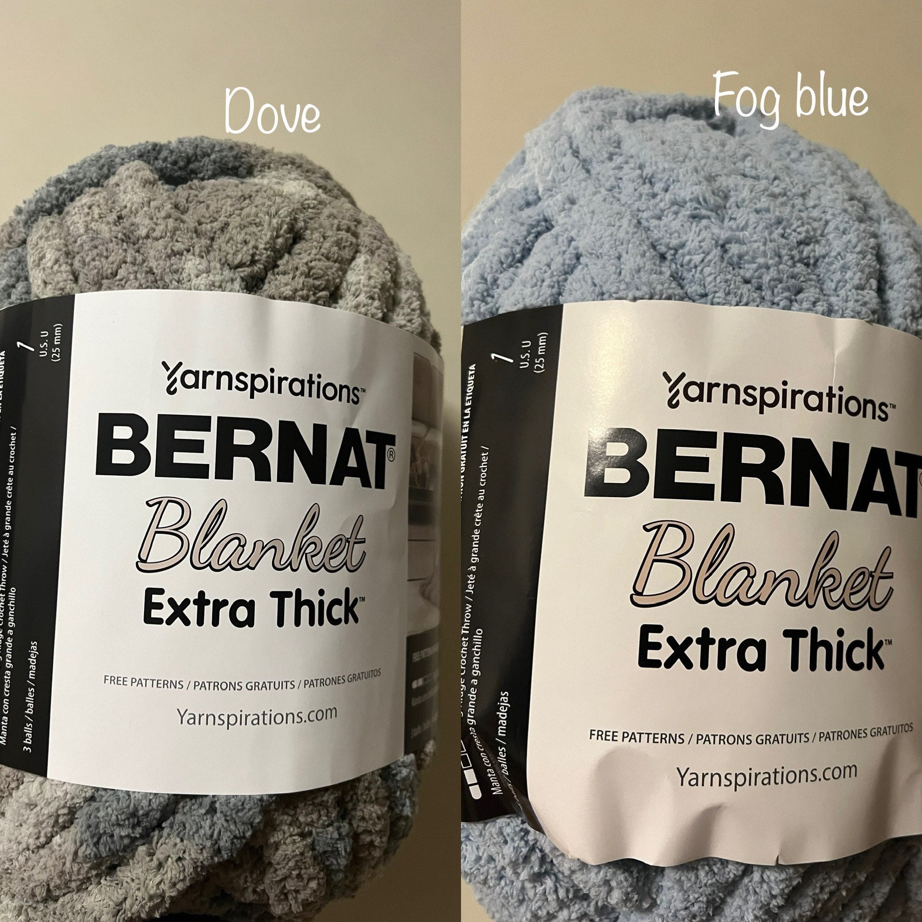 Bernat Blanket Extra Yarn-Black