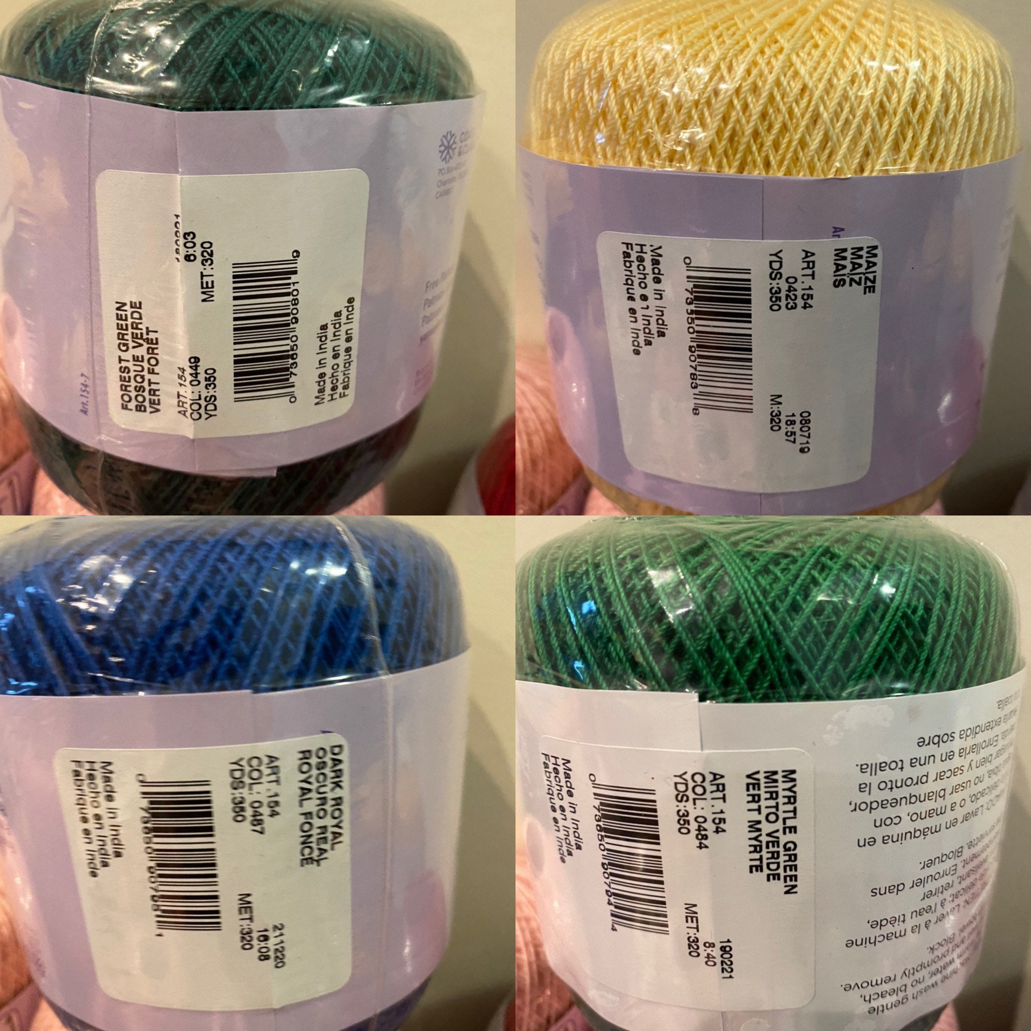 Aunt Lydia Crochet Thread Classic 10 - Etsy Canada