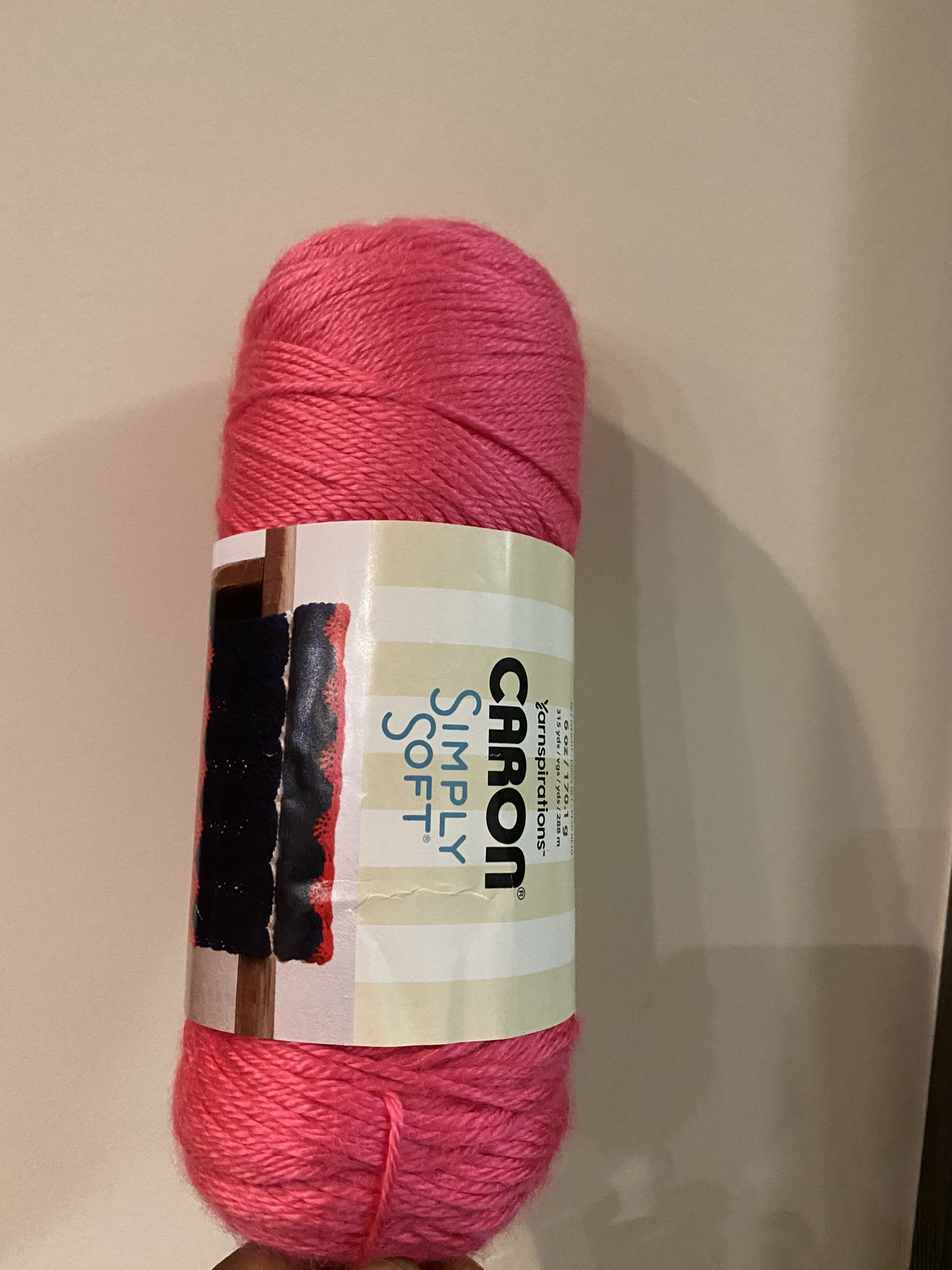 Caron Simply Soft Brits Filato 170g - Colore Bacco - 100% Acrilico Peso 4 Per Uncinetto E Maglia