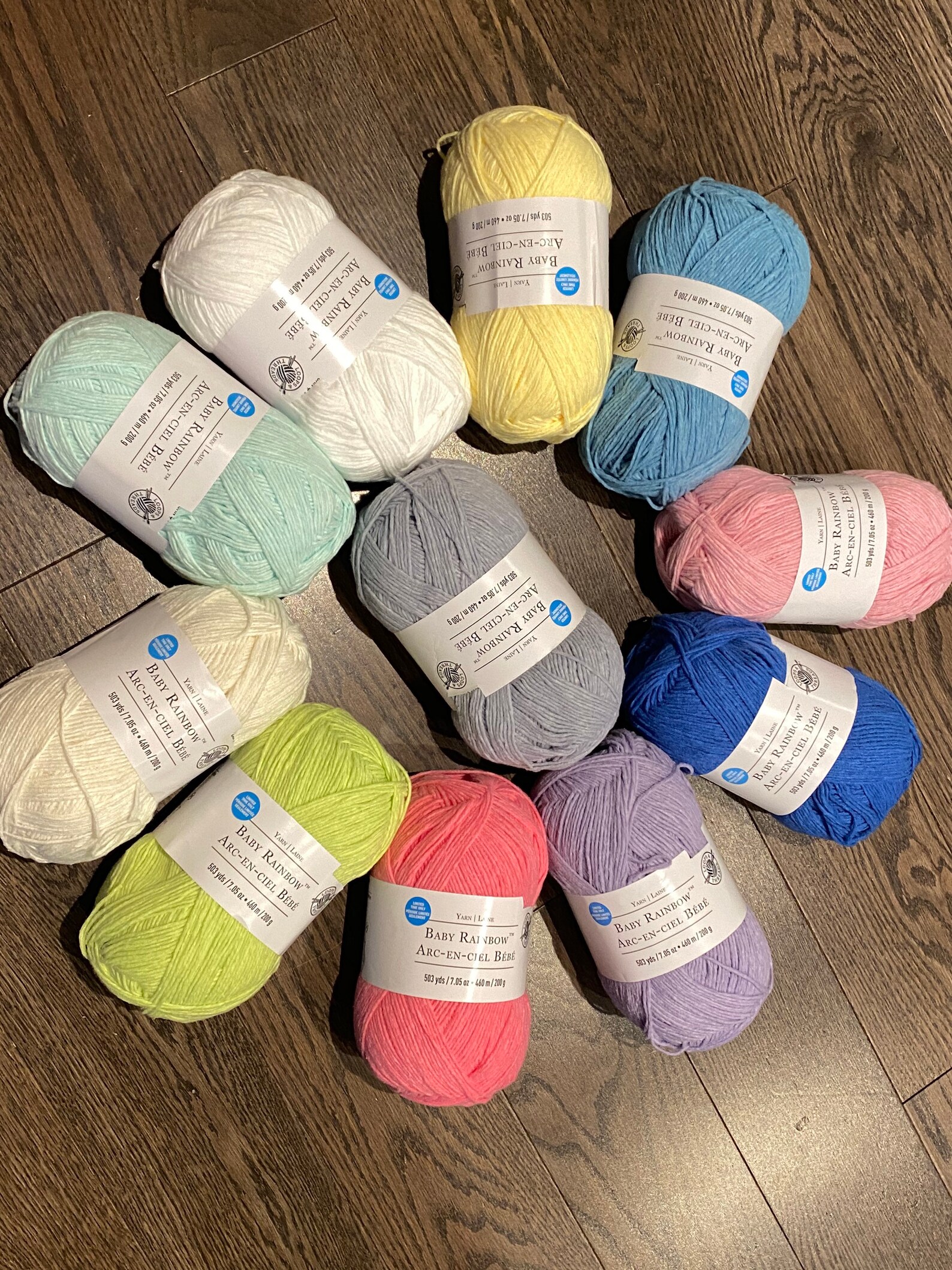 Baby Rainbow™ Yarn by Loops & Threads® Etsy Canada