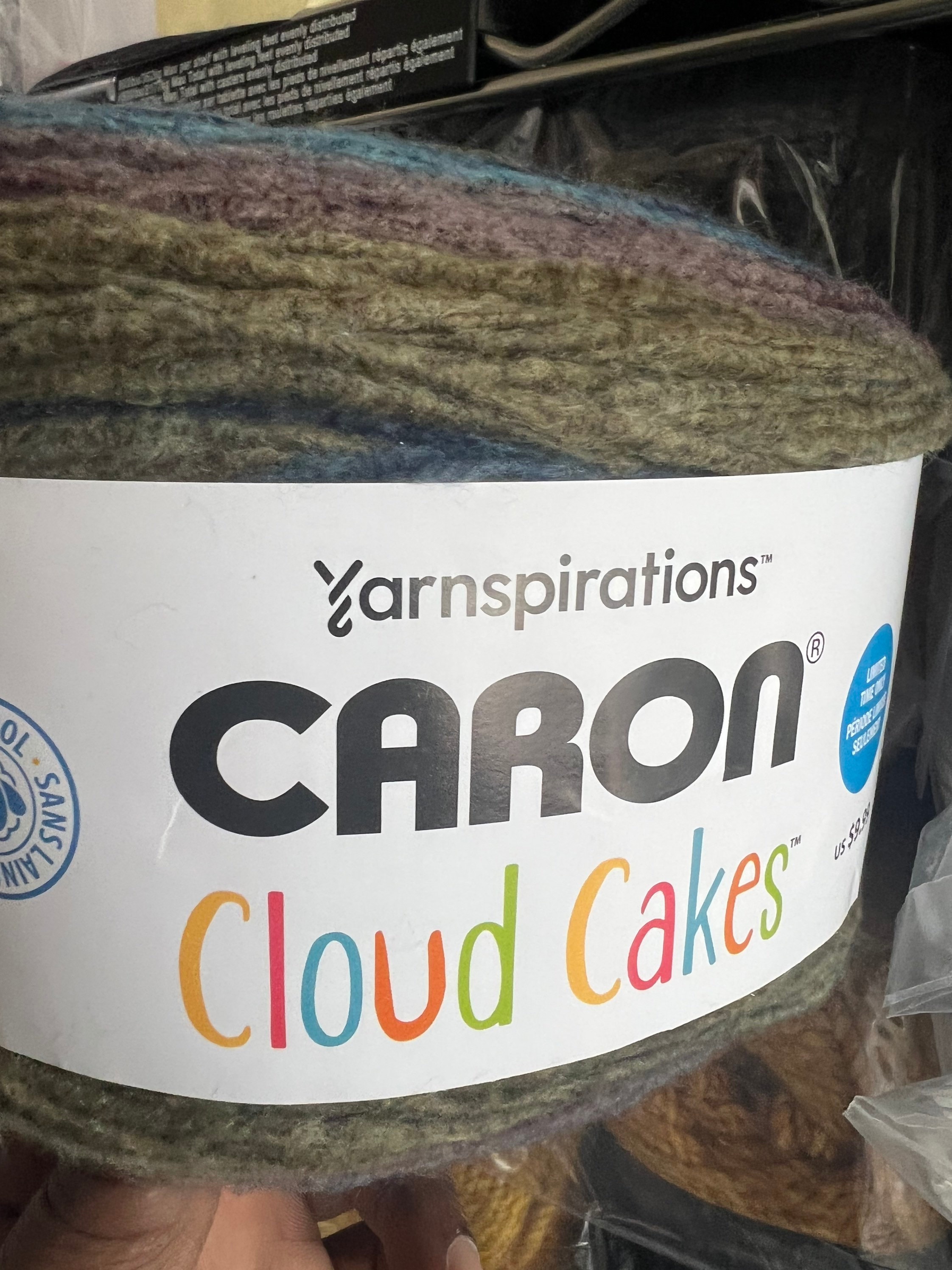 Caron Cloud Cakes Saltwater Taffy Polyester Knitting & Crochet Yarn -  Flying Bulldogs, Inc.