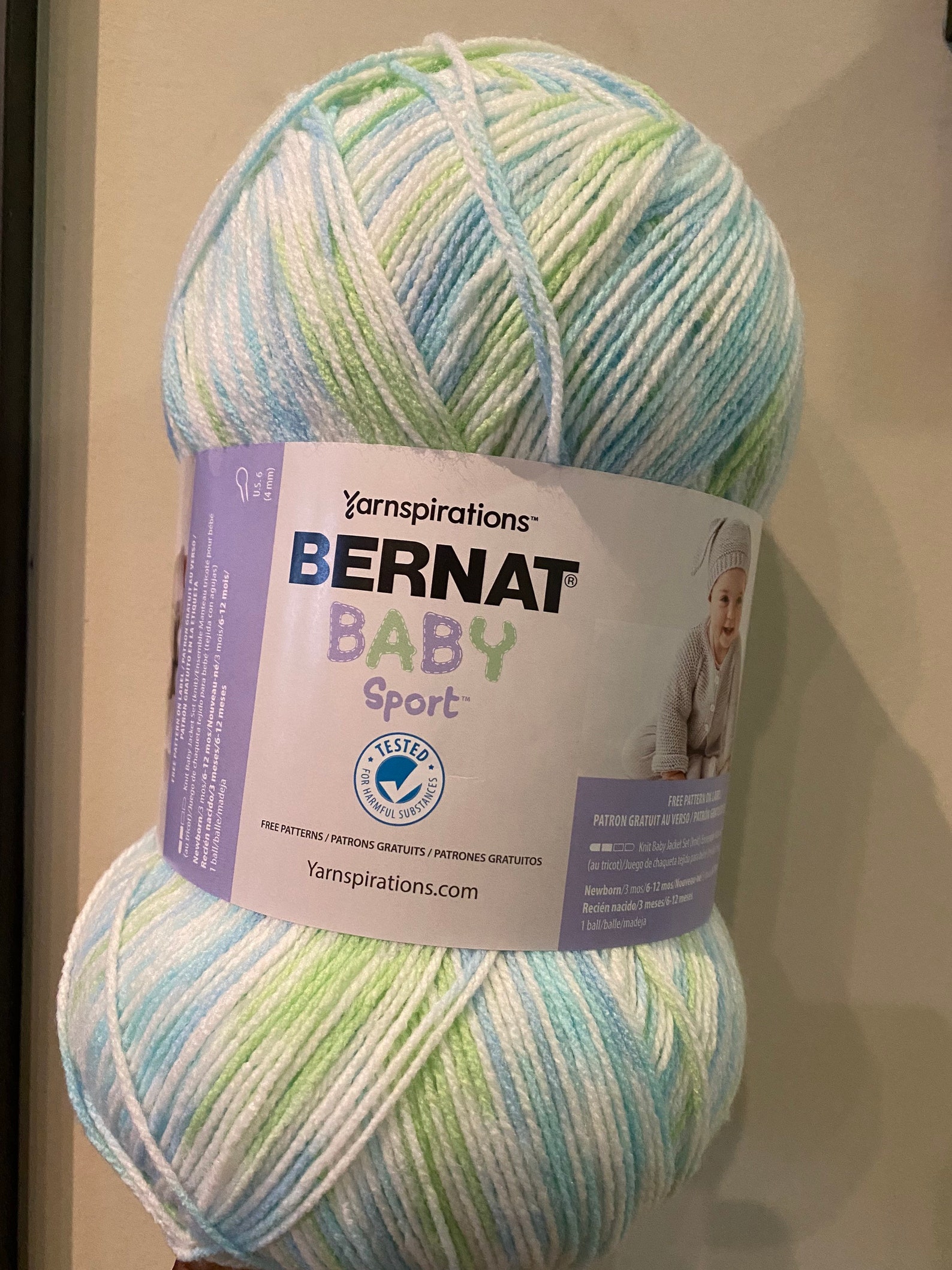 Bernat Baby Sport Ombre 280/300g Etsy