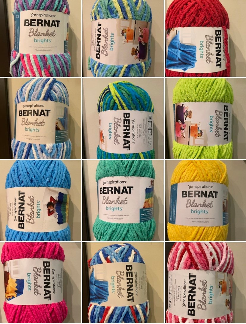 Bernat Blanket Brights Yarn (300g/10.5oz)