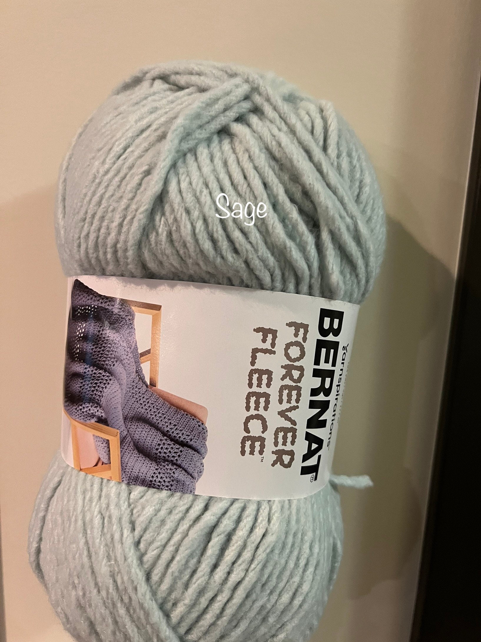 NEW YARN: Bernat Forever Fleece Tweeds