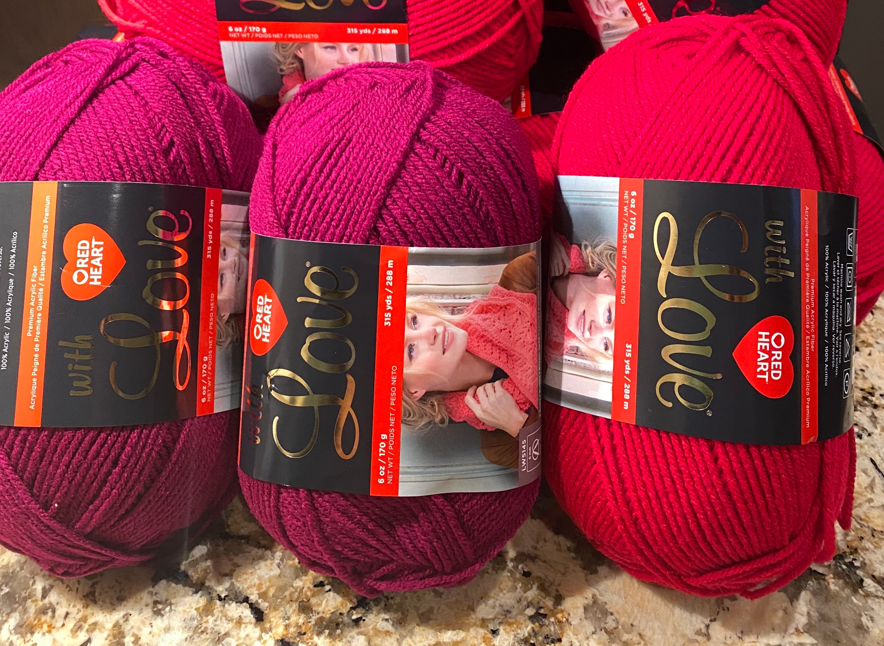 Red Heart With Love Yarn 170 G/4.5 Oz - Etsy