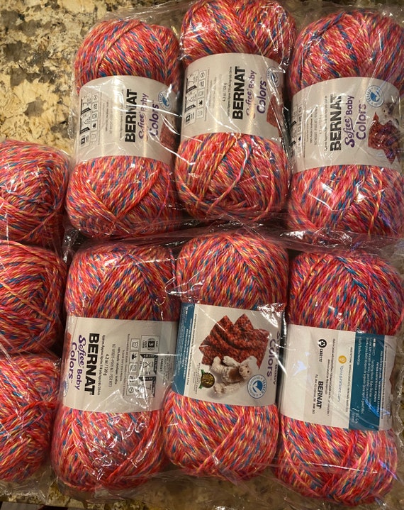 Bernat Softee Baby Yarn - Soft Red