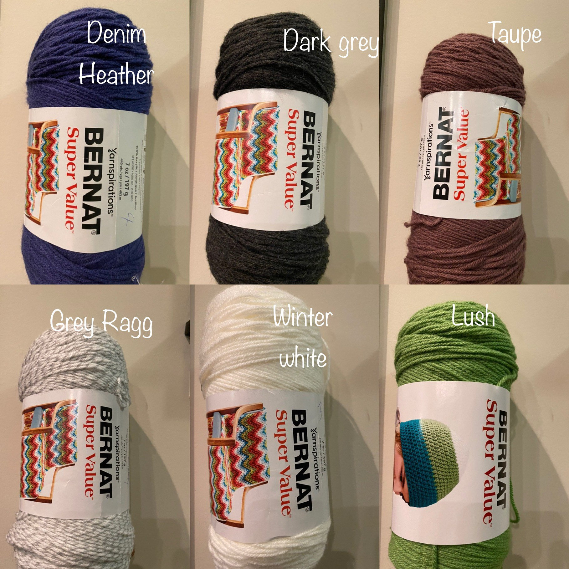 Bernat Super Value Stripes Yarn-Oceana, 1 count - City Market