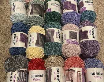 Bernat Velvet Twist Yarn 