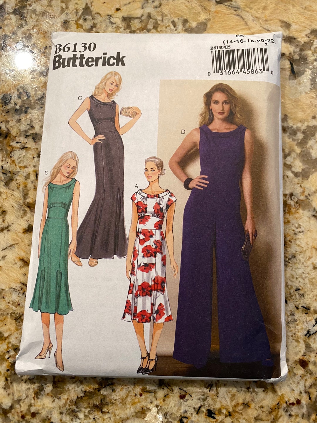 Sewing Pattern Butterick Pattern #B6130 - Etsy