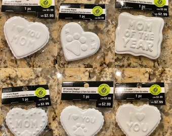 5 set Mix & Match DIY Ceramic Magnet