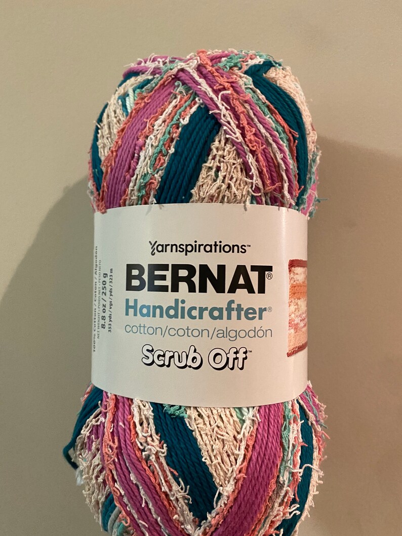 Bernat Handicrafter Cotton Scrub off yarn Etsy