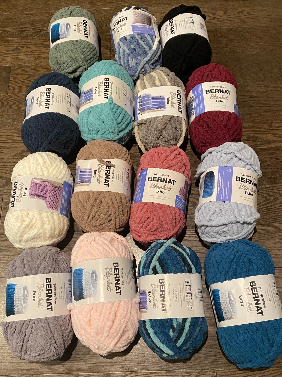 Bernat blanket yarn arm knitting sale