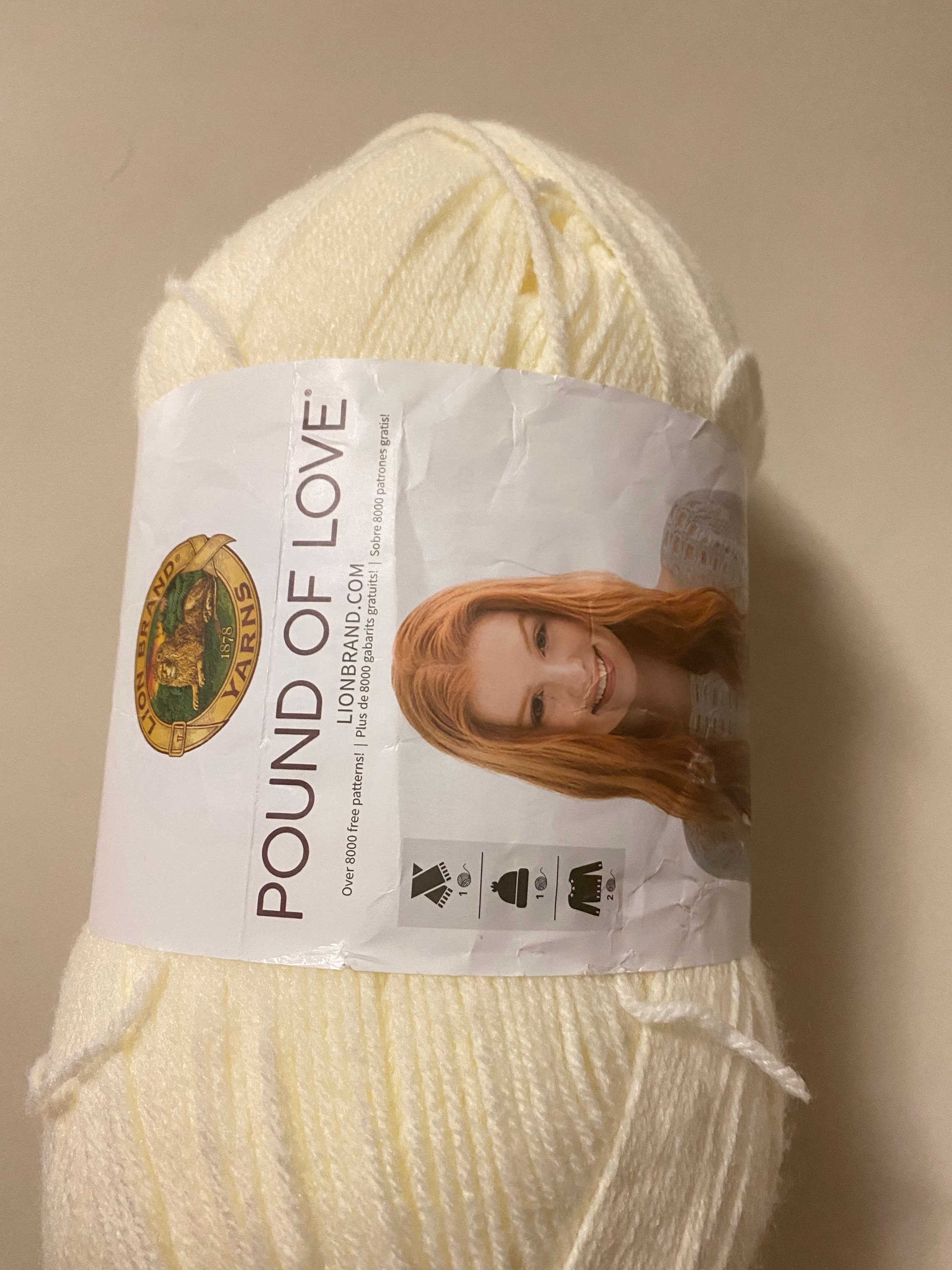 Lion Brand Pound of Love Yarn Etsy