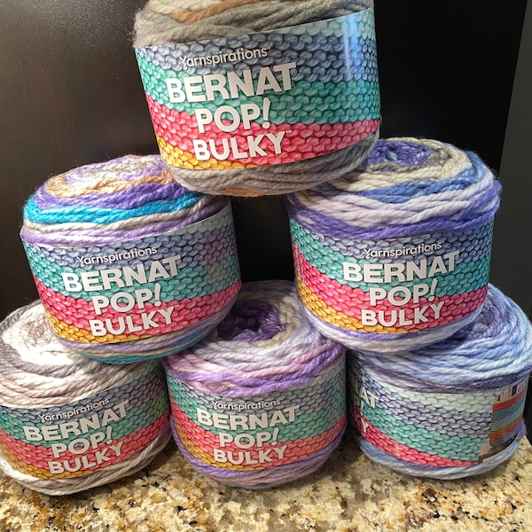 Bernat POP Bulky yarn