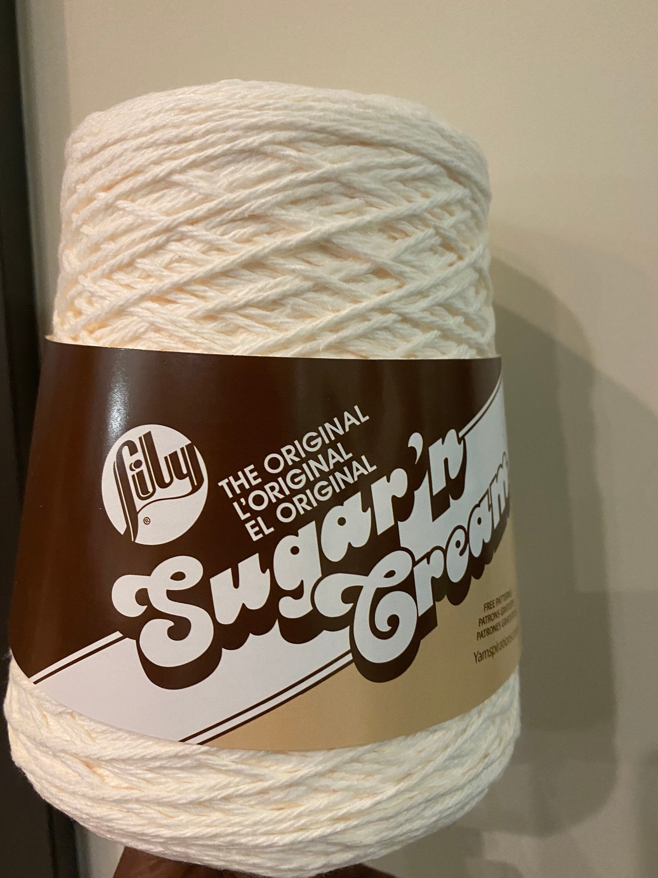 SONOMA - 14oz  674 yards Cone. Lily Sugar N Cream Cotton yarn. 100% cotton.  Item# 10300202718