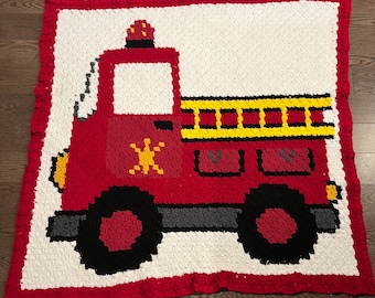 Crochet  C2C Choocho Train Blanket