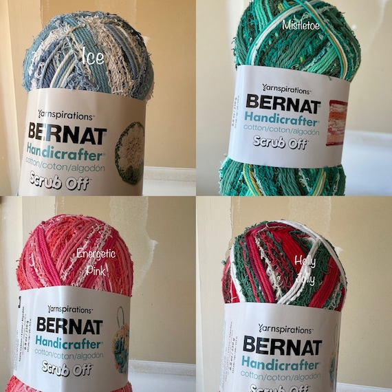 Bernat Handicrafter Cotton Scrub off Yarn 