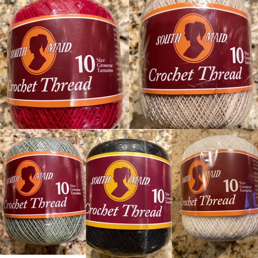 South Maid Crochet Thread Size 10 Etsy
