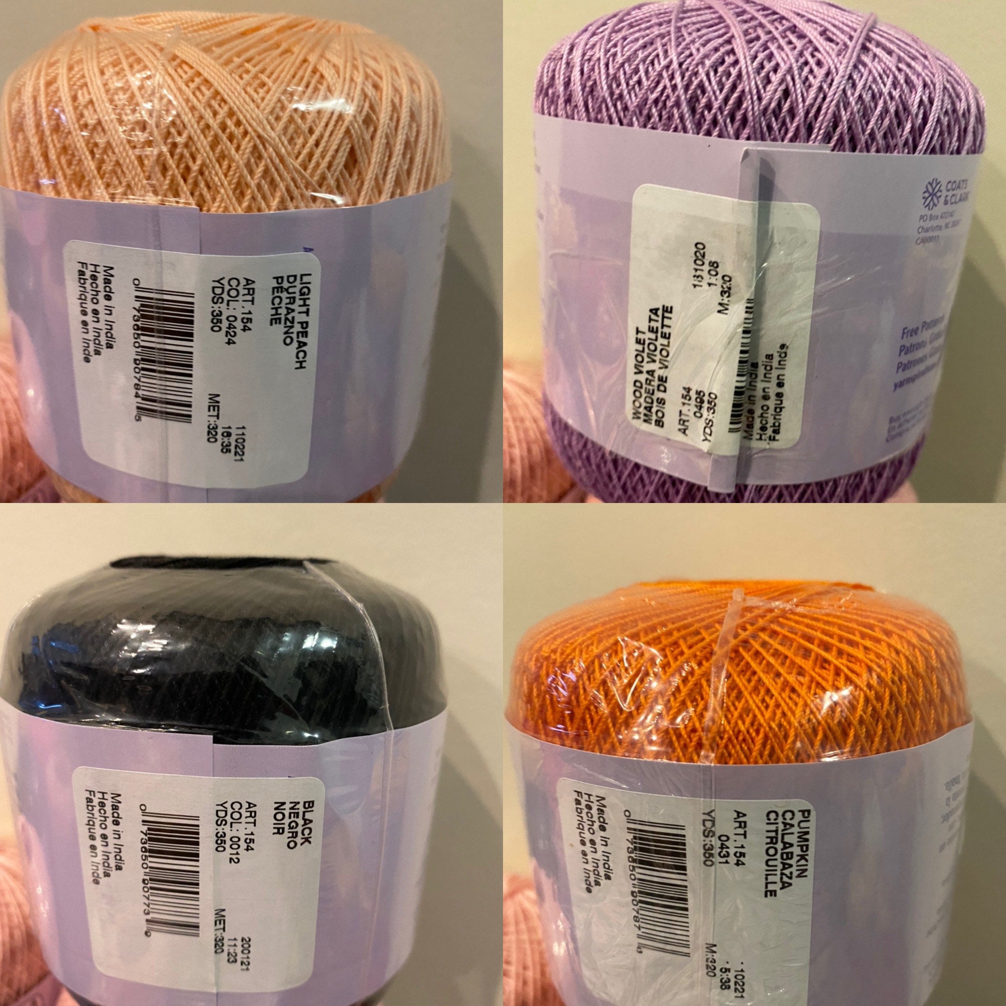 Aunt Lydia Crochet Thread Classic 10 Etsy Canada