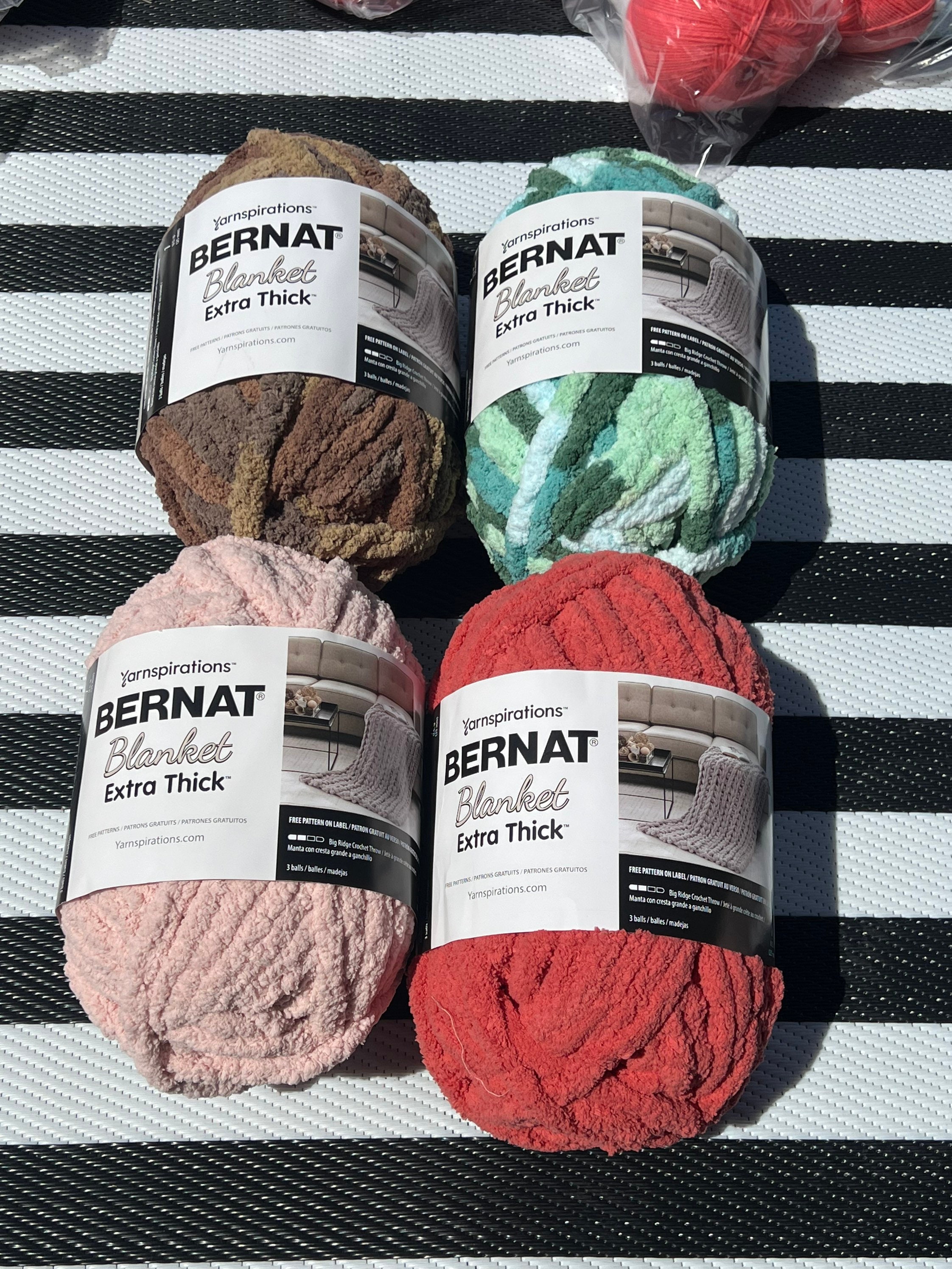 Bernat Blanket Extra Yarn-Black