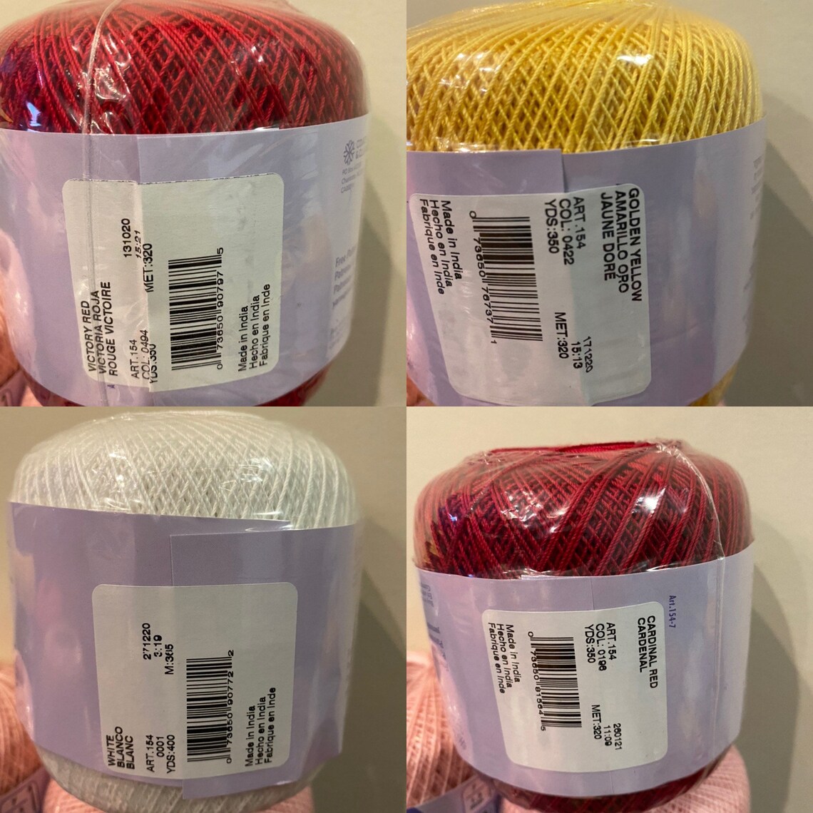 Aunt Lydia Crochet Thread Classic 10 Etsy Canada