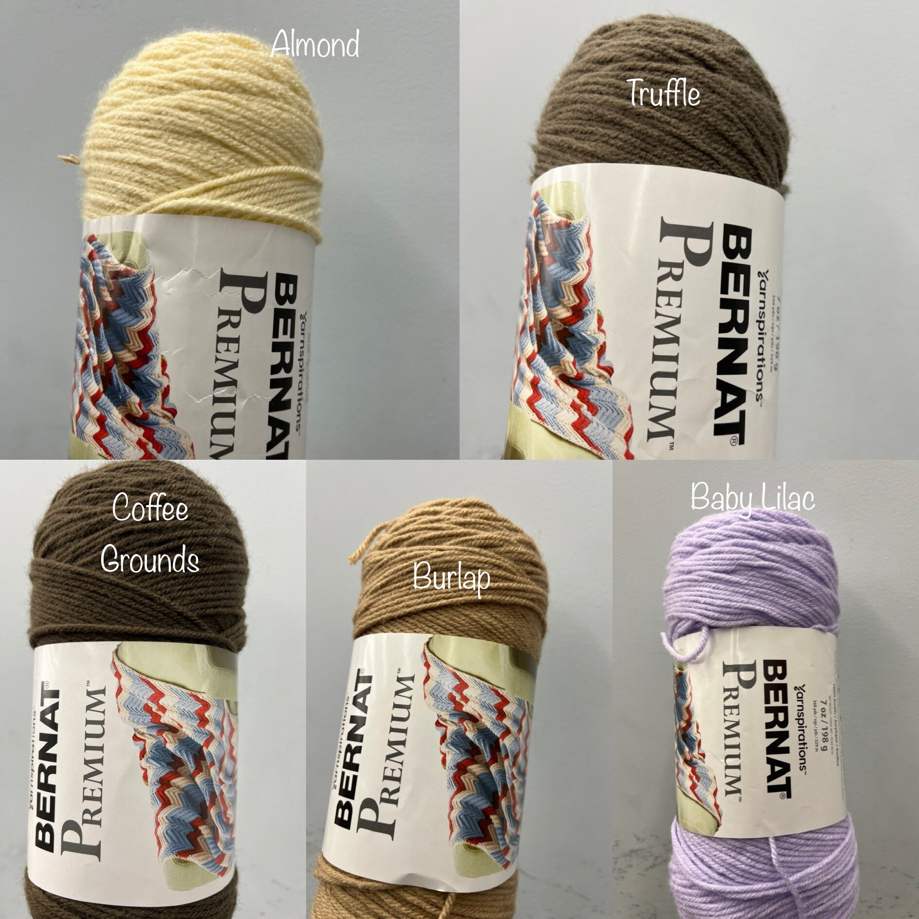 Bernat Super Value Yarn 7oz Sky Skeins for sale online