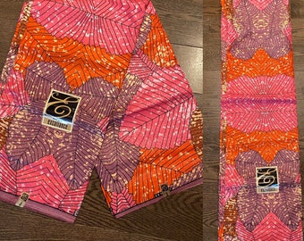 1 yard 100% cotton Polyester African Ankara Fabric Pink Hues