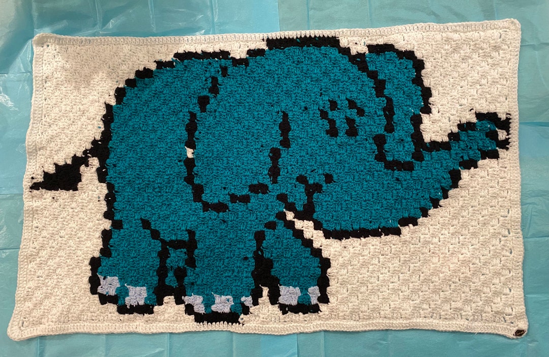 C2c elephant baby blanket pattern hotsell