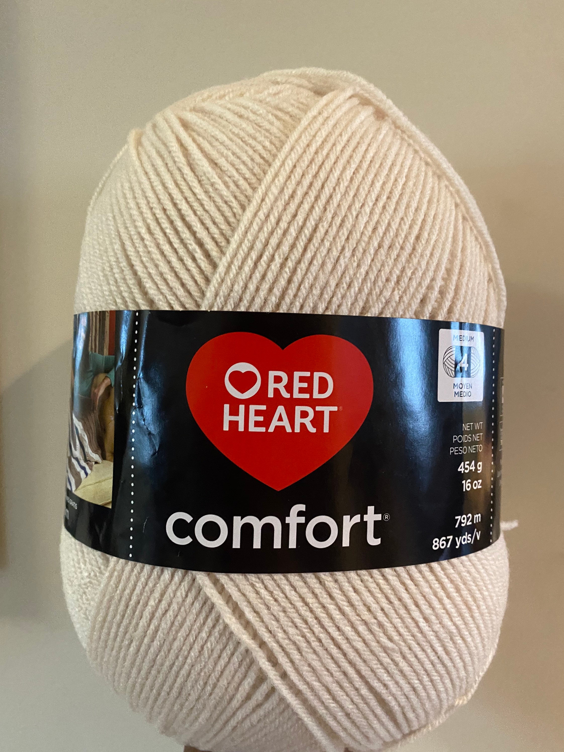 Red Heart Comfort Yarn - Grey