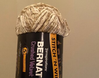 Crushed Velvet Bernat Stitch N Win Yarn Bernat Crushed Velvet Yarn
