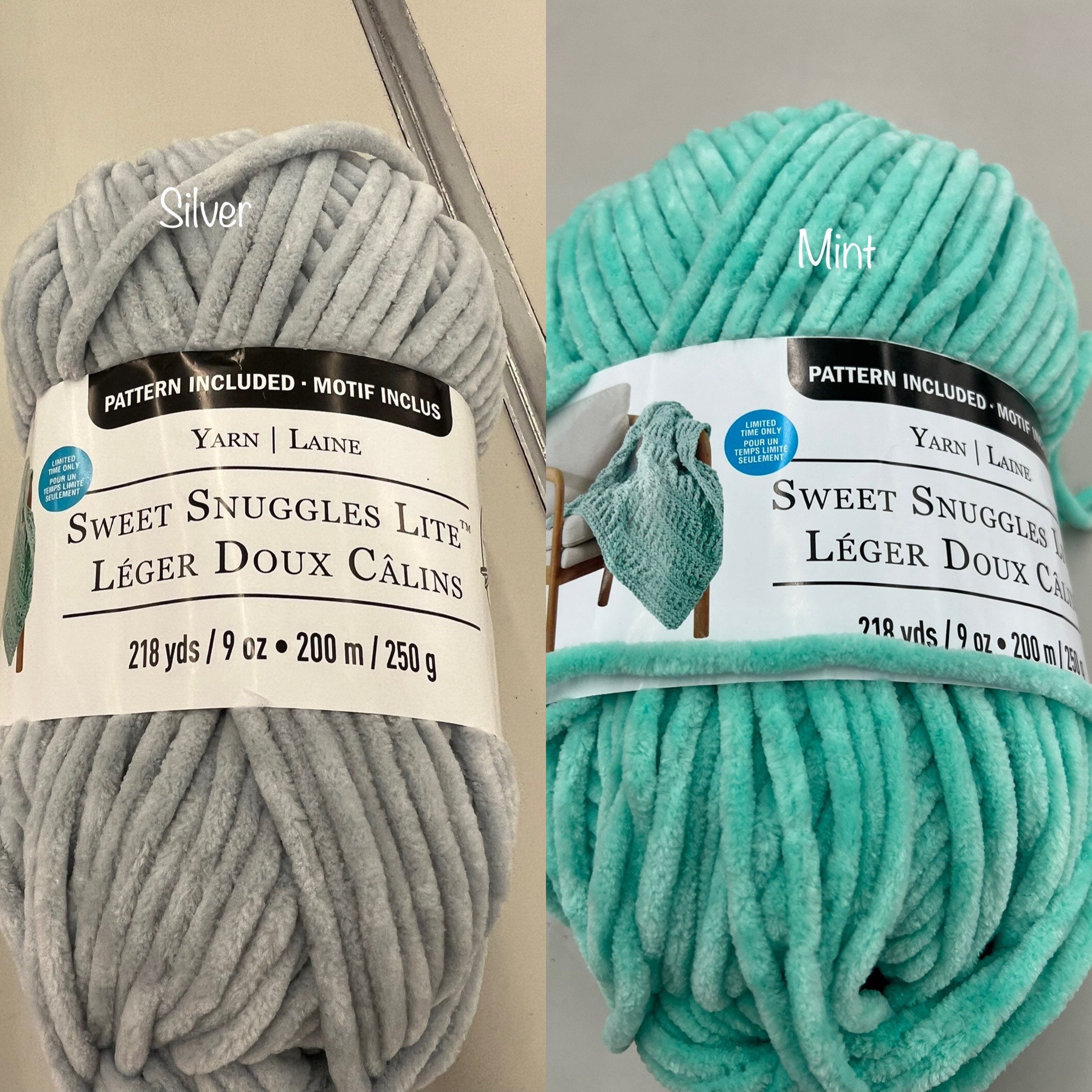 Loops And Threads Sweet Snuggles Yarn Teal Lot of 3