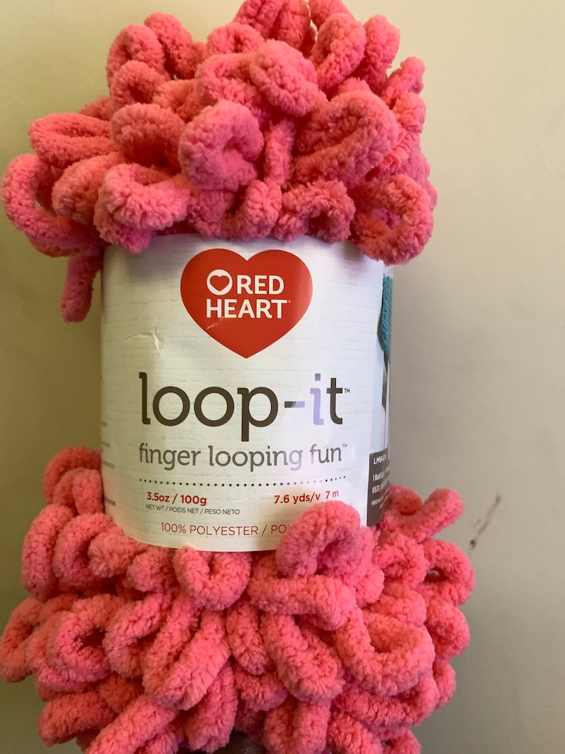 Red Heart Loop It Yarn Etsy