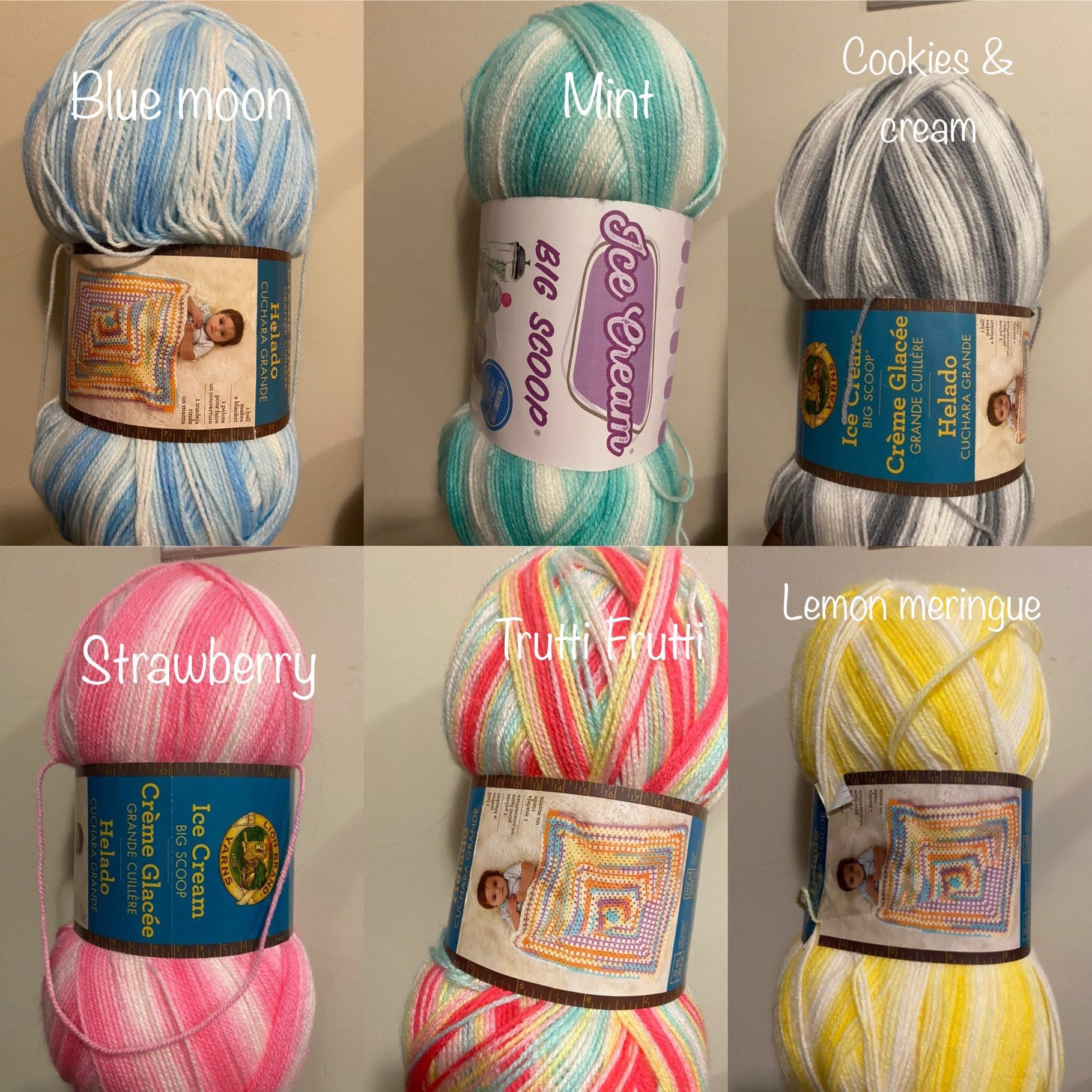 Lion Brand Ice Cream Big Scoop Yarn -  UK