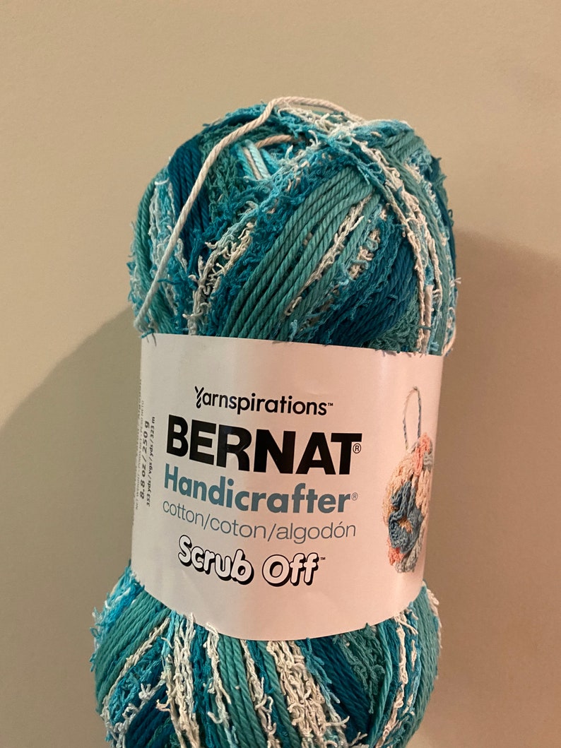 Bernat Handicrafter Cotton Scrub off yarn Etsy