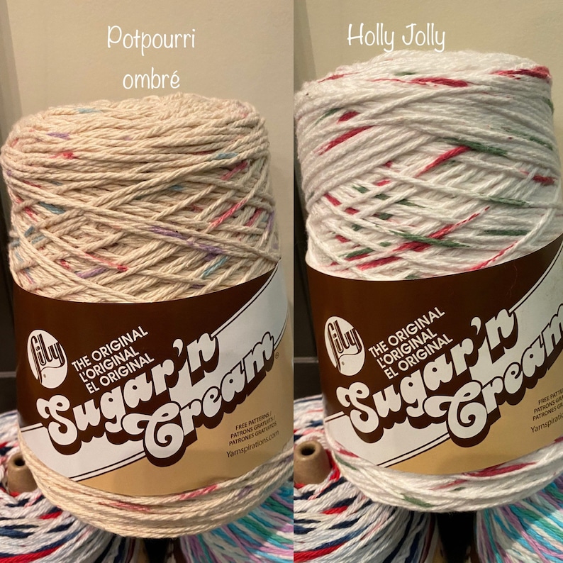 Lily Sugar'n Cream Cone Yarn 400g/14 Oz Etsy