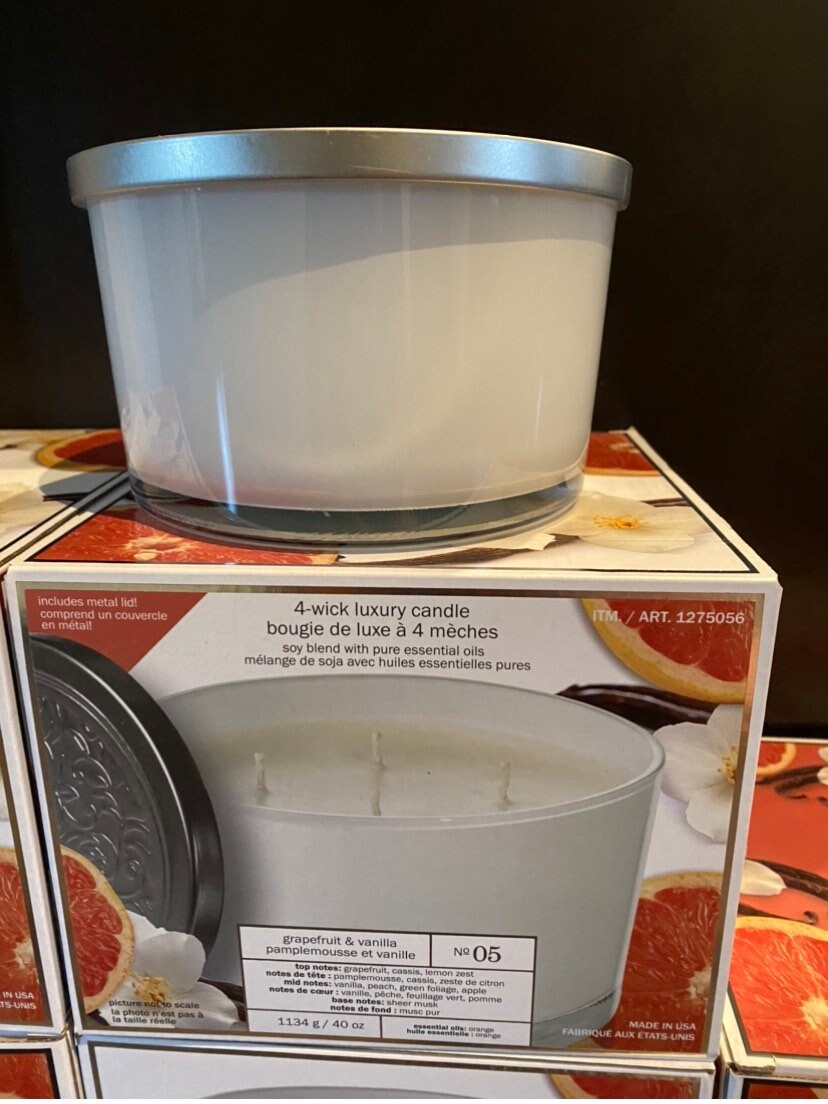 Bellevue Luxury 4wick Candle 1134 G 40 Oz. Etsy