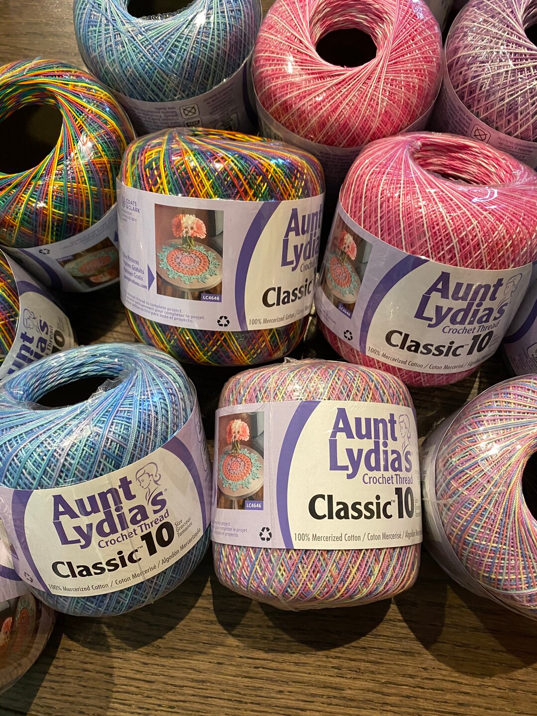 Aunt Lydia Crochet Thread Classic 10 Varg Etsy