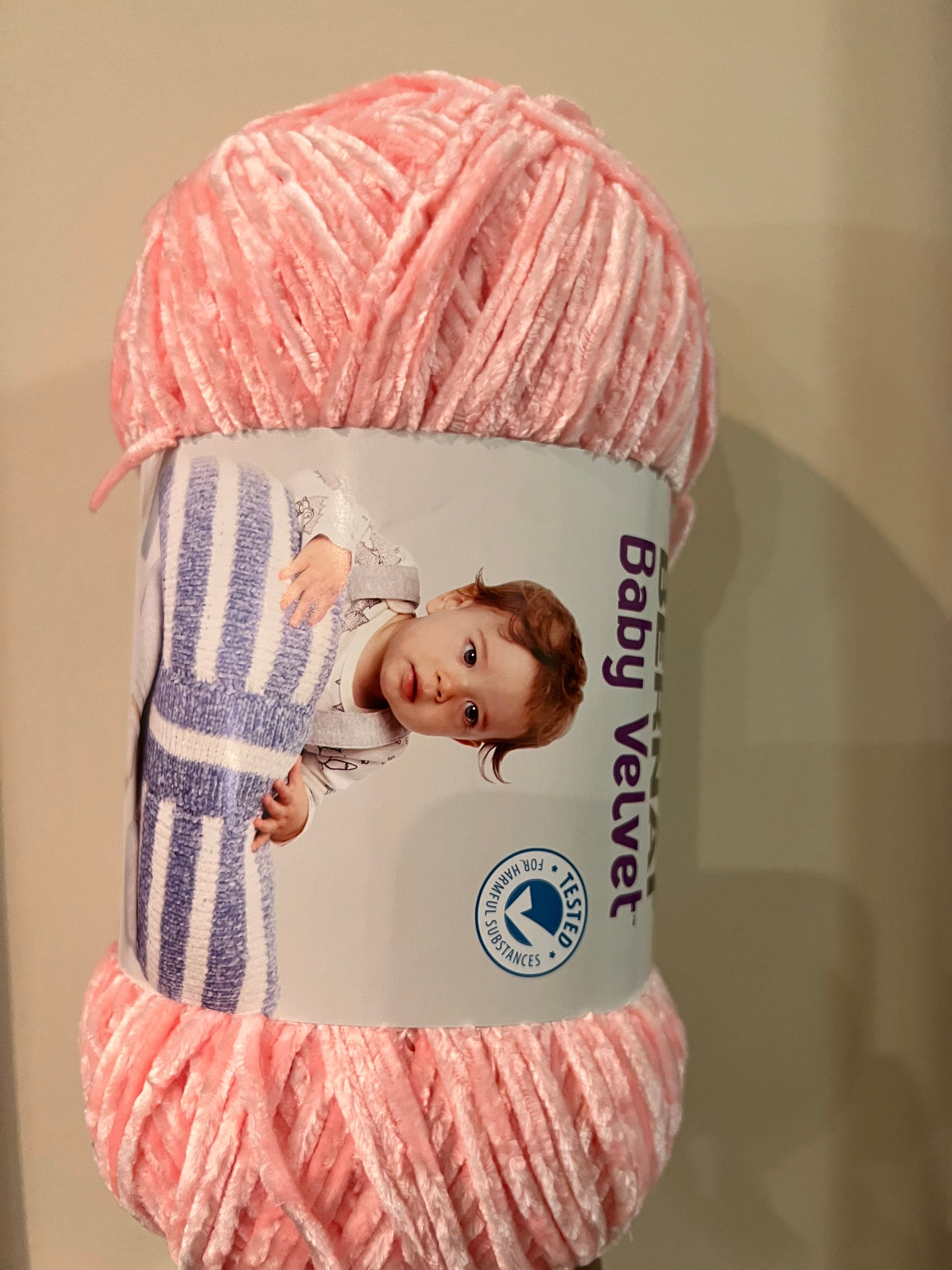 Bernat Baby Velvet Coral 100g Knitting & Crochet Yarn - Flying