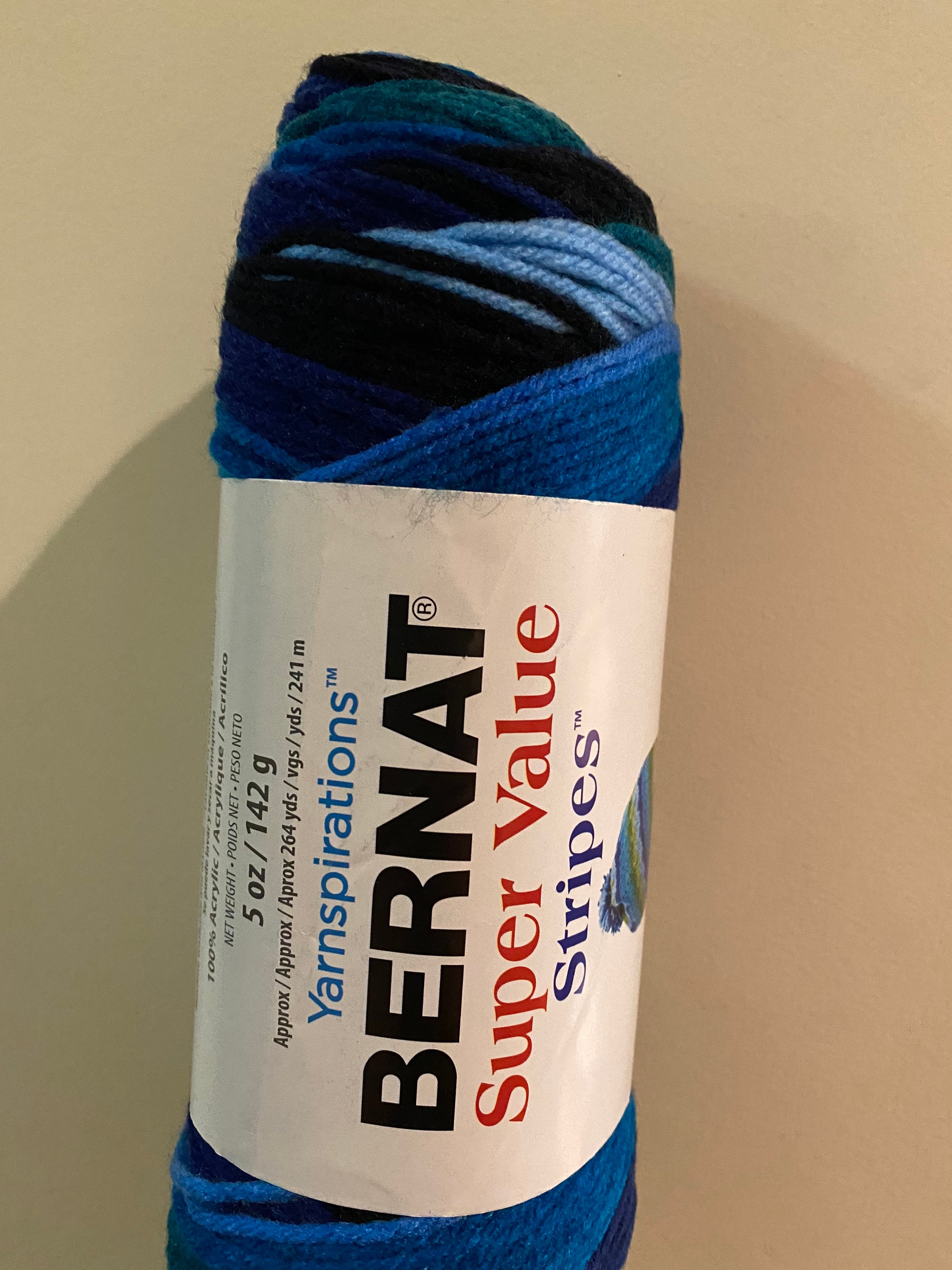 Bernat Super Value Big Stripes Yarn - Discontinued Shades