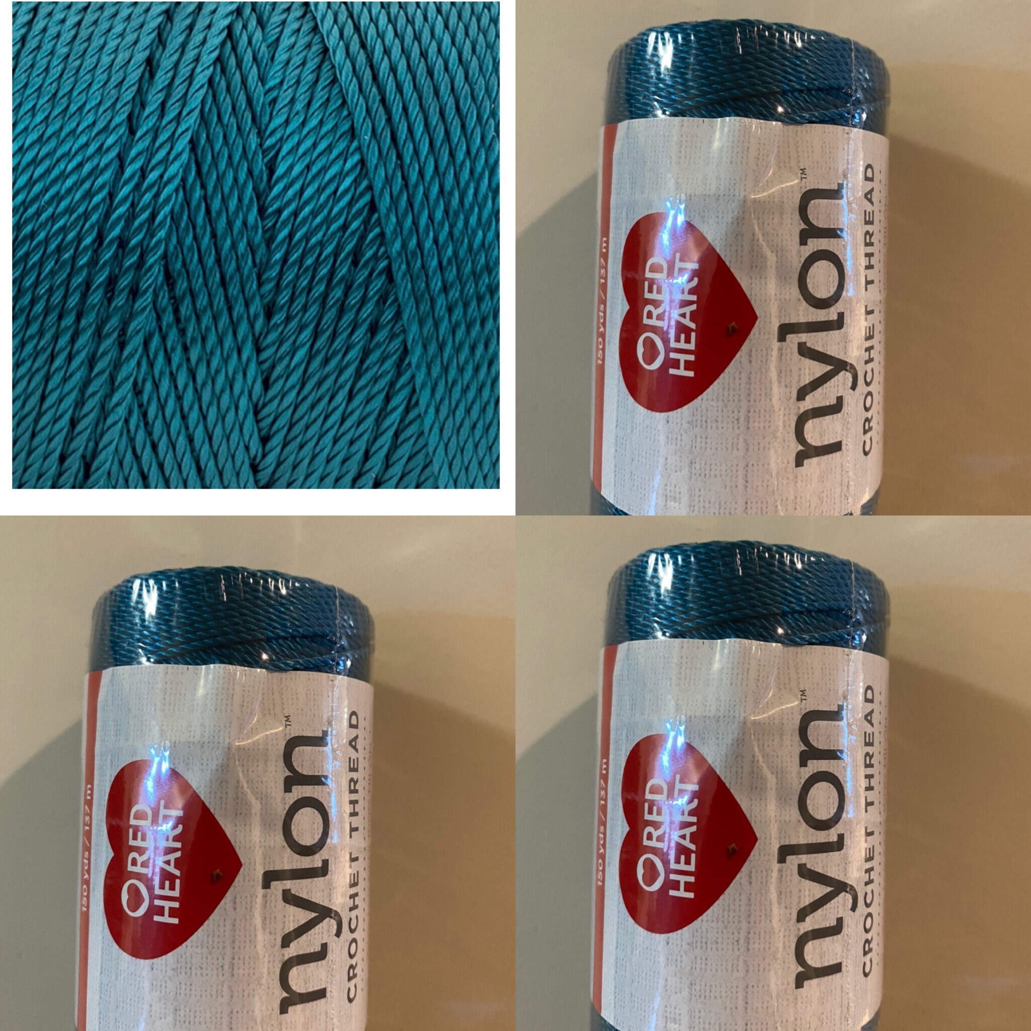 Red Heart Nylon Crochet Thread Size 18 Etsy