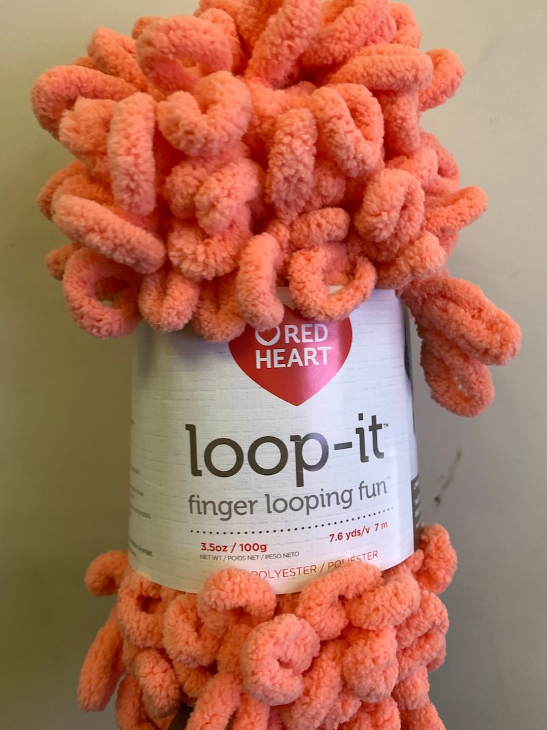 Red Heart Loop It Yarn Etsy UK