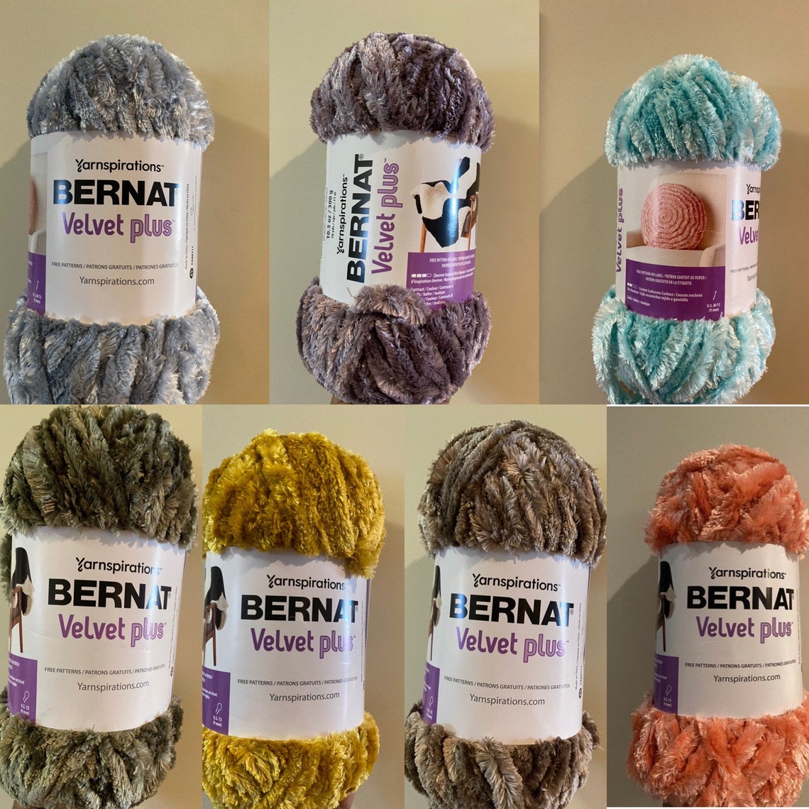 Bernat Velvet Plus Yarn Etsy